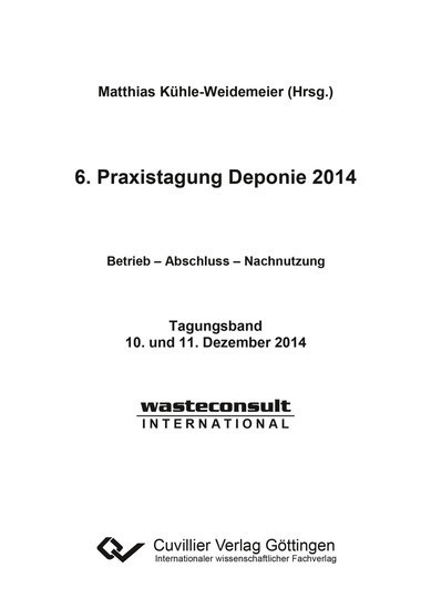 6. Praxistagung Deponie 2014 main product photo