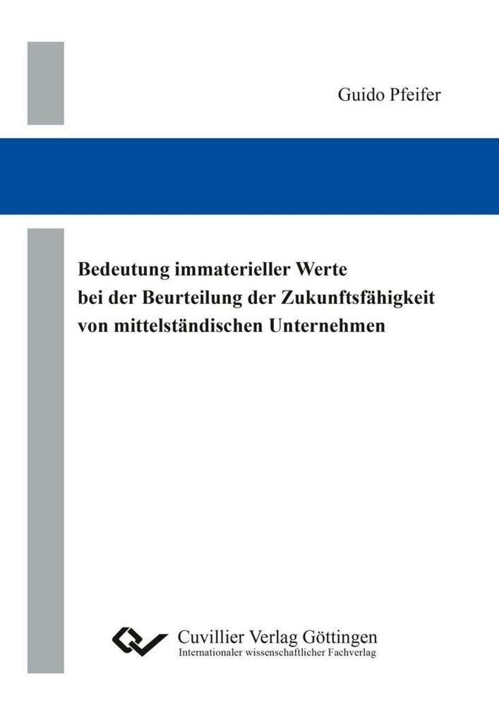 Bedeutung immaterieller Werte bei der Beurteilung der Zukunftsfähigkeit von mittelständischen Unternehmen main product photo