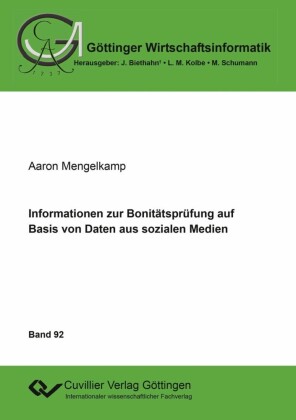 Informationen zur Bonit&#xE4;tspr&#xFC;fung auf Basis von Daten aus sozialen Medien