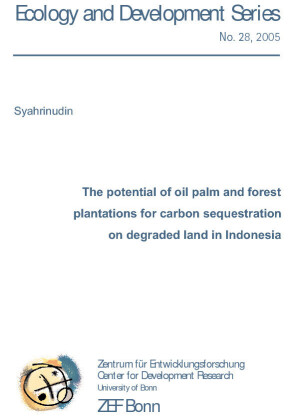 The potential of oil palm and forest plantations for carbon sequestration on degraded land in Indonesia