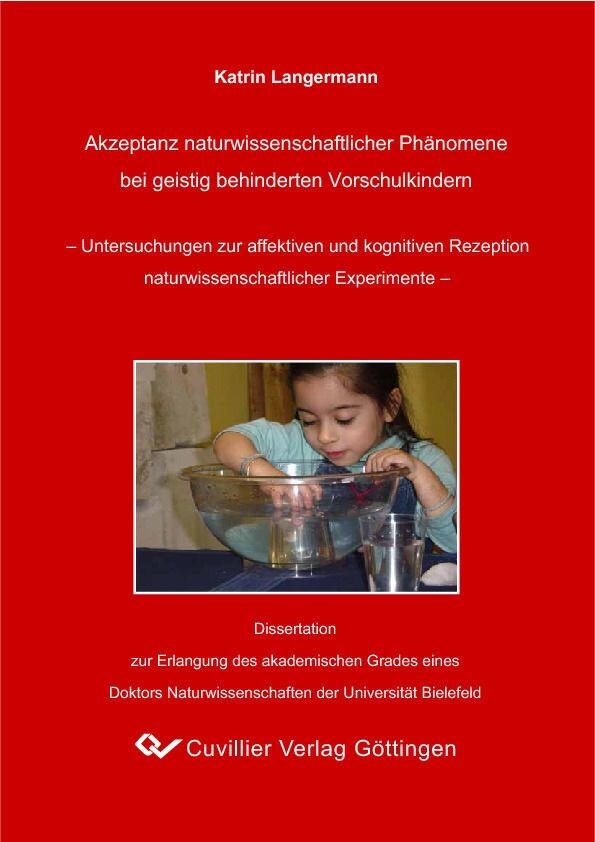 Akzeptanz naturwissenschaftlicher Phänomene bei geistig behinderten Vorschulkindern main product photo
