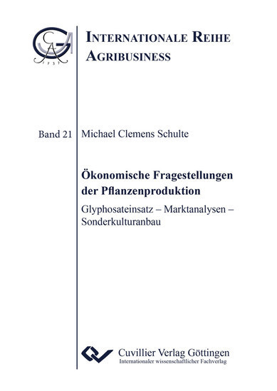 Ökonomische Fragestellungen der Pflanzenproduktion main product photo