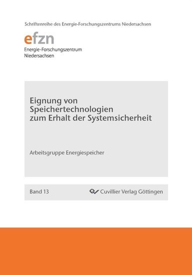 Eignung von Speichertechnologien zum Erhalt der Systemsicherheit main product photo