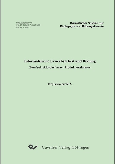 Informatisierte Erwerbsarbeit und Bildung main product photo