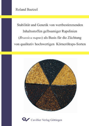 Stabilit&#xE4;t und Genetik von wertbestimmenden Inhaltsstoffen gelbsamiger Rapslinien (Brassica napus) als Basis f&#xFC;r die Z&#xFC;chtung von qualitativ hochwertigen K&#xF6;rner&#xF6;lraps-Sorten