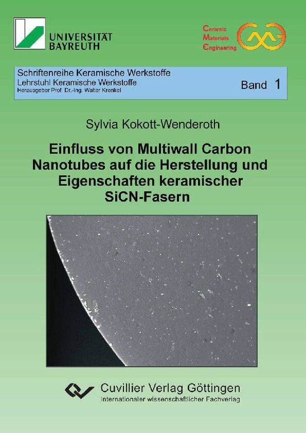 Einfluss von Multiwall Carbon Nanotubes auf die Herstellung und Eigenschaften keramischer SiCN-Fasern main product photo
