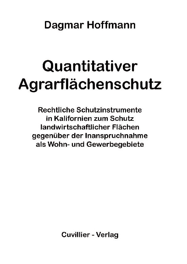 Quantitativer Agrarflächenschutz main product photo