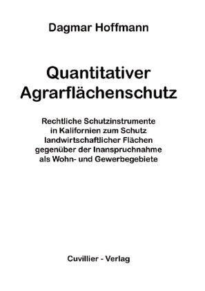 Quantitativer Agrarfl&#xE4;chenschutz