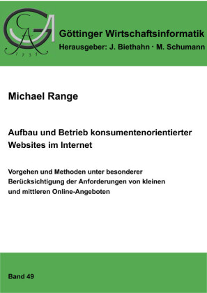 Aufbau und Betrieb konsumentenorientierter Websites im Internet