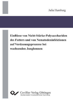 Einfl&#xFC;sse von Nicht-St&#xE4;rke-Polysacchariden des Futters und von Nematodeninfektionen auf Verdauungsprozesse bei wachsenden Junghennen