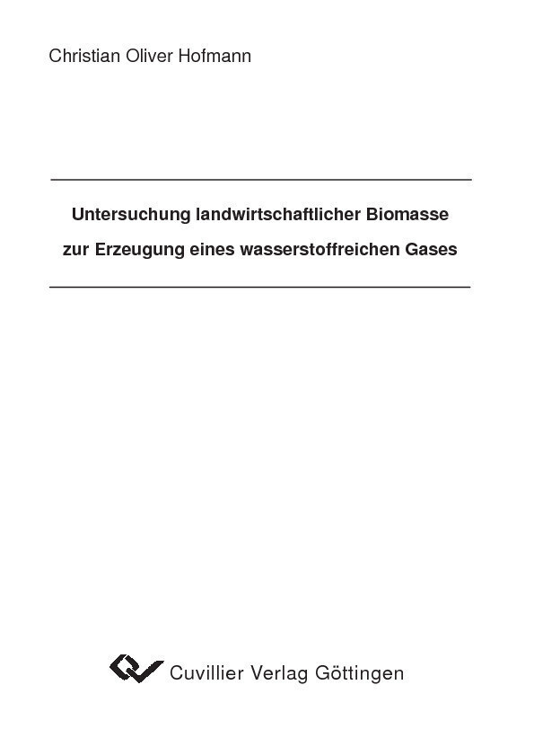 Untersuchung landwirtschaftlicher Biomasse zur Erlangung eines wasserstoffreichen Gases main product photo