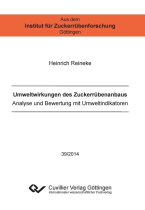 Umweltwirkungen des Zuckerr&#xFC;benanbaus