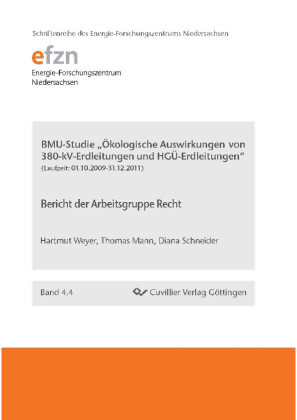 BMU-Studie '&#xD6;kologische Auswirkungen von 380-kV-Erdleitungen und HG&#xDC;-Erdleitungen'