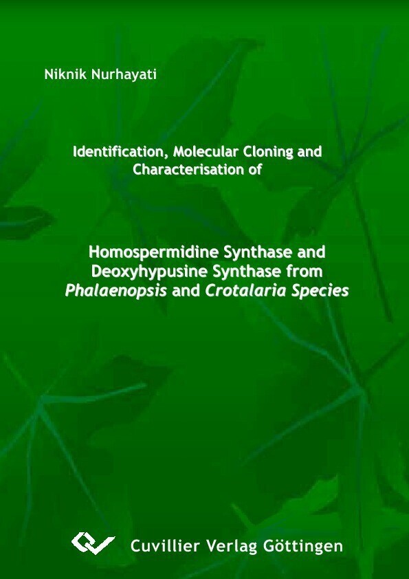 Identitficatiions, Molekular Cloning and Characterisation of Homospermidine Synthase and Deoxyhypusine Synthase from Phalaenopsis and Crotalaria Species main product photo