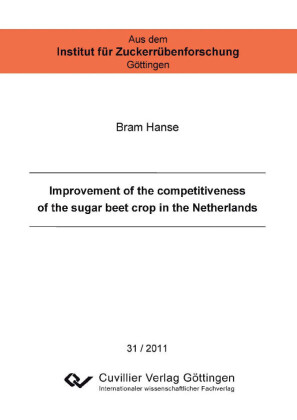 Improvement of the competitiveness of the sugar beet crop in the Netherlands