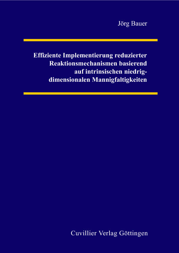 Effiziente Implementierung reduzierter Reaktionsmechanismen basierend auf intrinsischen niedrig-dimensionalen Mannigfaltigkeiten main product photo