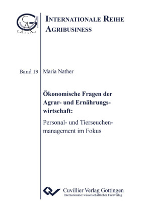 &#xD6;konomische Fragen der Agrar- und Ern&#xE4;hrungswirtschaft