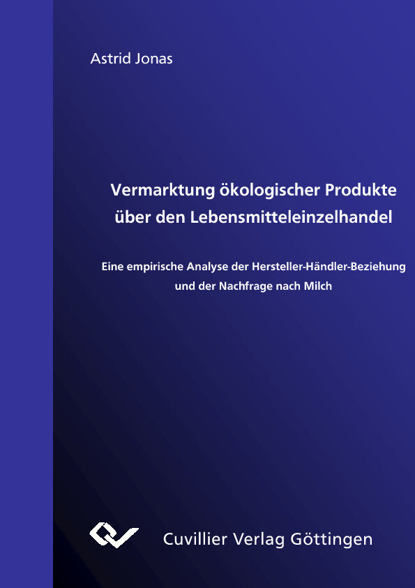 Vermarktung ökologischer Produkte über den Lebensmitteleinzelhandel main product photo