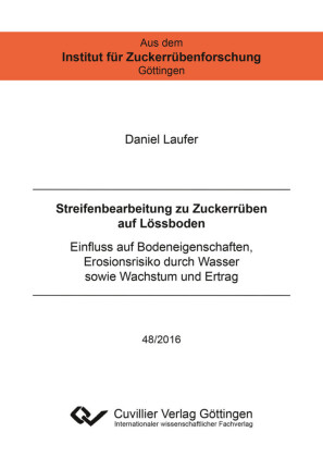 Streifenbearbeitung zu Zuckerr&#xFC;ben auf L&#xF6;ssboden