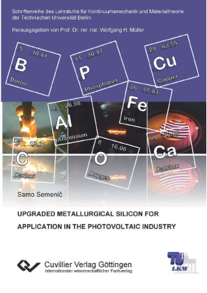 Upgraded metallurgical silicon for application in the photovoltaic industry
