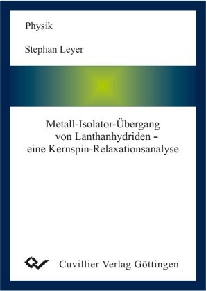 Metall-Isolator-&#xDC;bergang von Lanthanhydriden