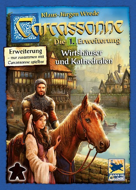 Carcassonne, Wirtshäuser und Kathedralen (Spiel-Zubehör) main product photo