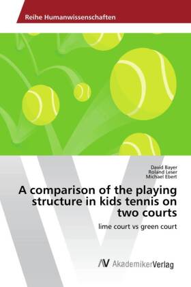 A comparison of the playing structure in kids tennis on two co...