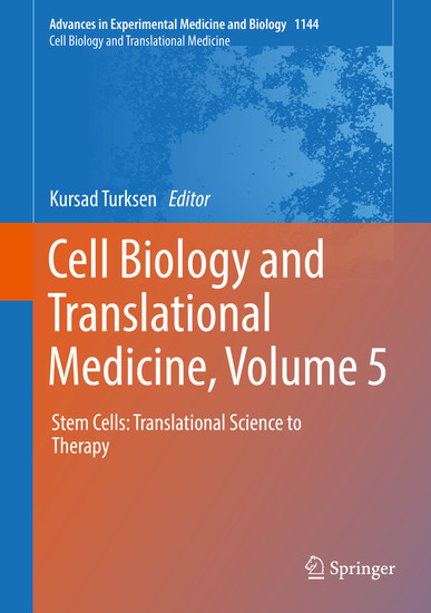 Cell Biology and Translational Medicine, Volume 5 main product photo