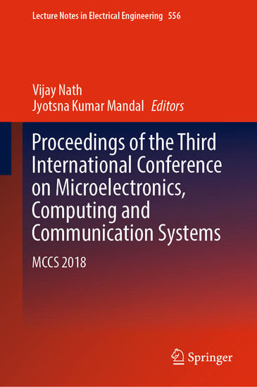 Proceedings of the Third International Conference on Microelectronics, Computing and Communication Systems main product photo