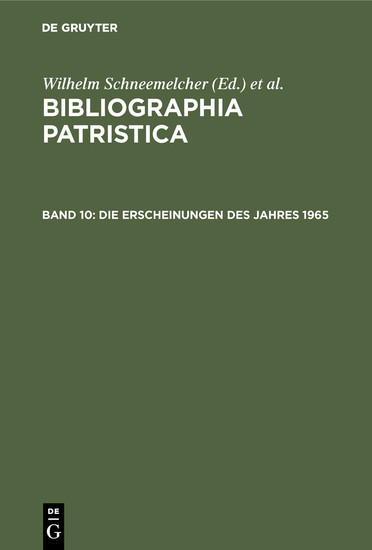 Die Erscheinungen des Jahres 1965 main product photo