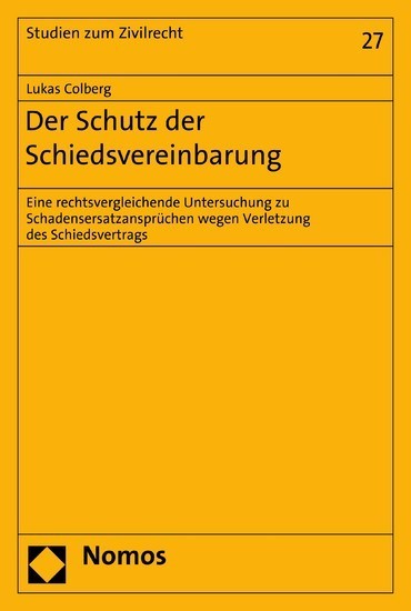 Der Schutz der Schiedsvereinbarung main product photo