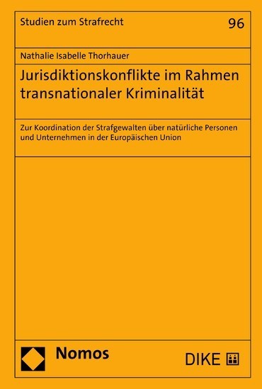 Jurisdiktionskonflikte im Rahmen transnationaler Kriminalität main product photo