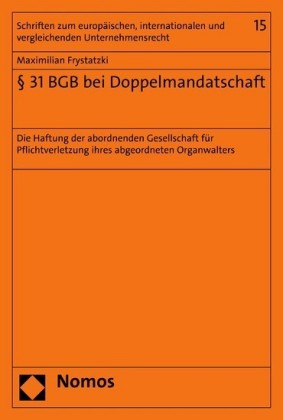 §   31 BGB bei Doppelmandatschaft