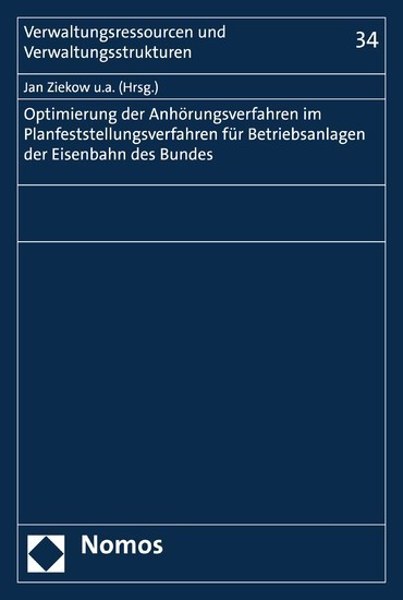 Optimierung der Anhörungsverfahren im Planfeststellungsverfahren für Betriebsanlagen der Eisenbahnen des Bundes main product photo