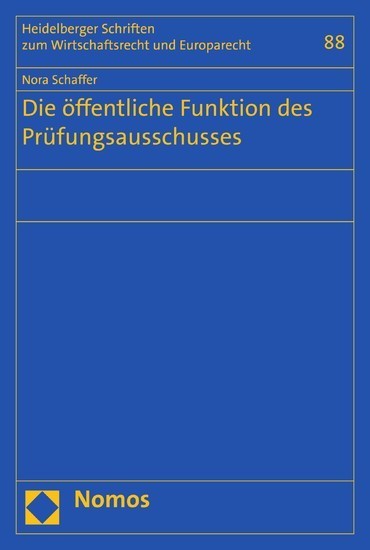 Die öffentliche Funktion des Prüfungsausschusses main product photo