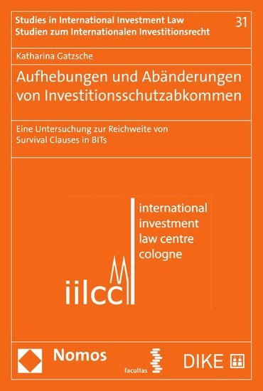 Aufhebungen und Abänderungen von Investitionsschutzabkommen main product photo