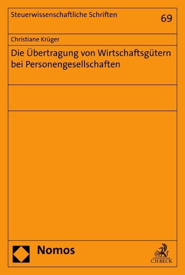 Die Übertragung von Wirtschaftsgütern bei Personengesellschaften main product photo
