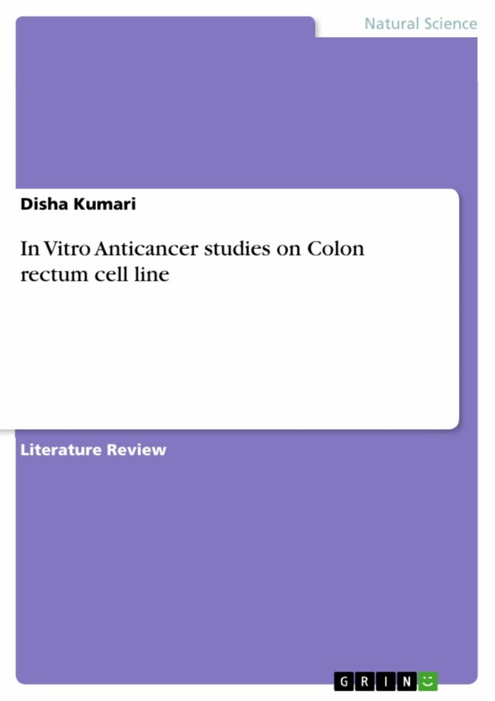 In Vitro Anticancer studies on Colon rectum cell line main product photo