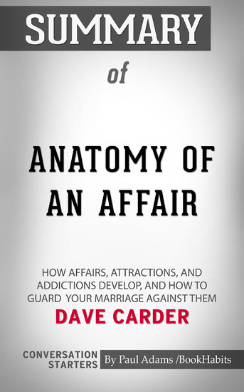 Summary of Anatomy of an Affair main product photo