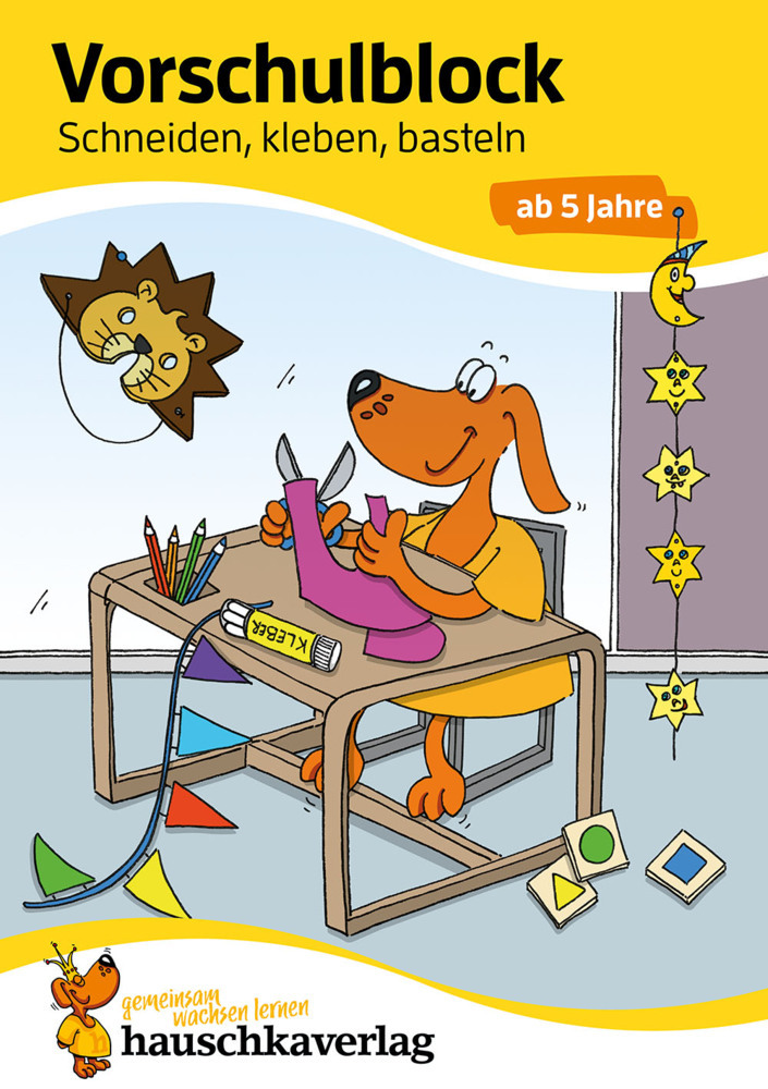 Vorschulblock ab 5 Jahre für Junge und Mädchen - Schneiden, kleben, basteln main product photo