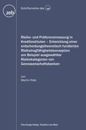 Risiko- und Präferenzmessung in Kreditinstituten main product photo