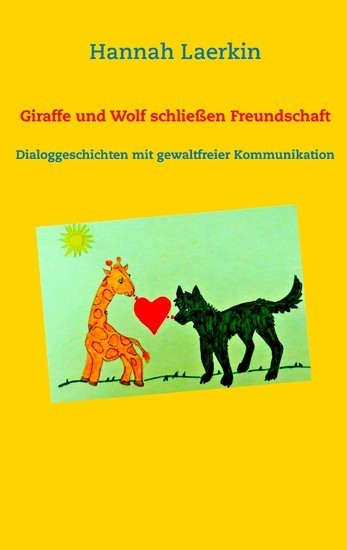 Giraffe und Wolf schließen Freundschaft main product photo