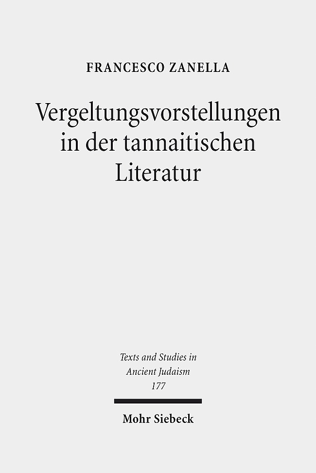 Vergeltungsvorstellungen in der tannaitischen Literatur main product photo