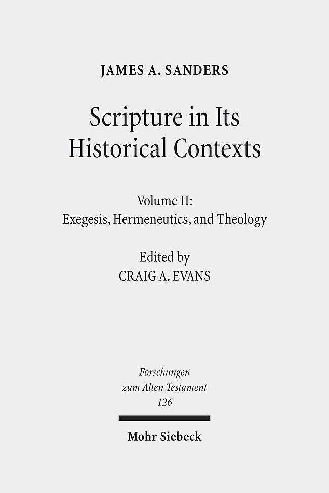 Scripture in Its Historical Contexts. Vol.2 main product photo