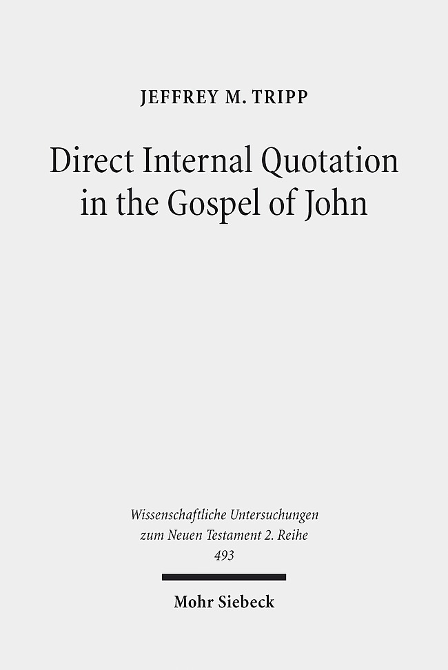 Direct Internal Quotation in the Gospel of John main product photo