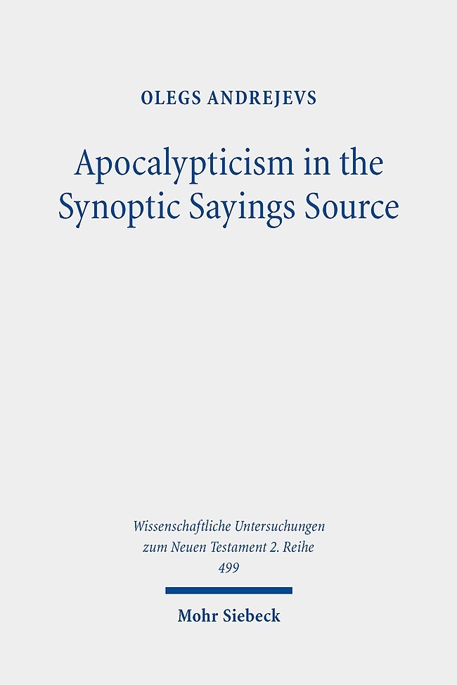 Apocalypticism in the Synoptic Sayings Source main product photo