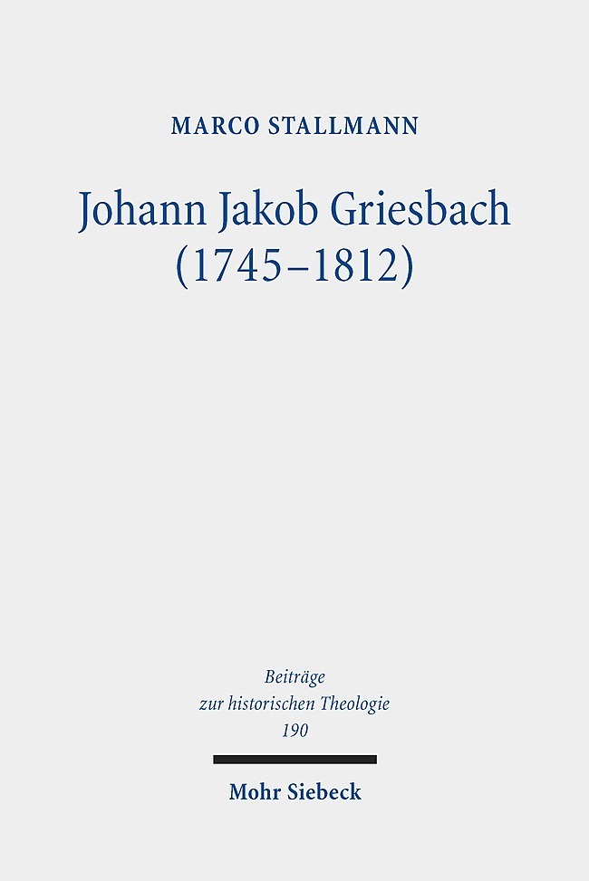 Johann Jakob Griesbach (1745-1812) main product photo