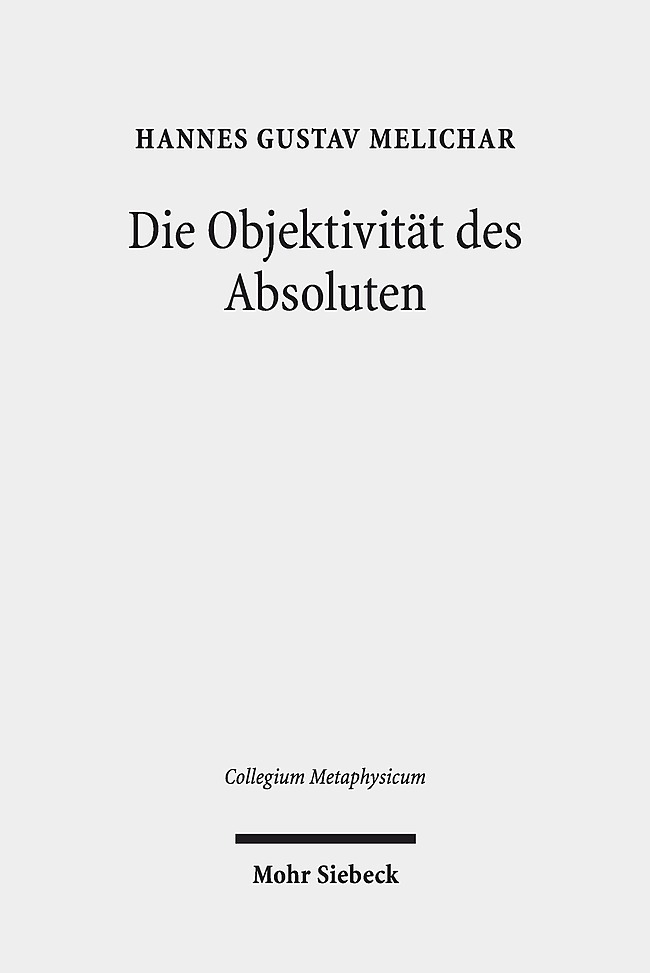 Die Objektivität des Absoluten main product photo