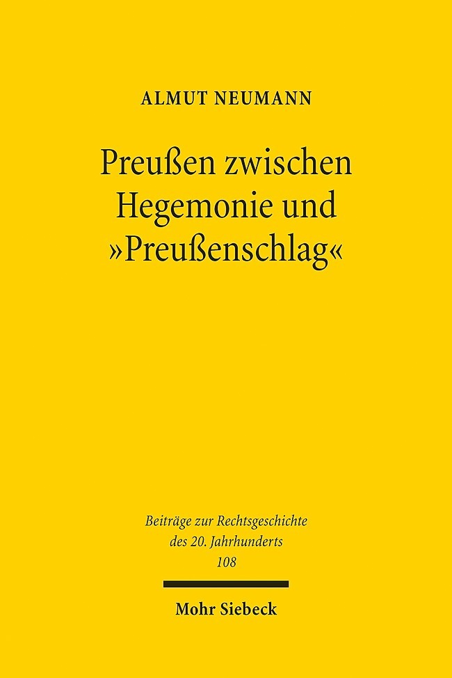 Preußen zwischen Hegemonie und "Preußenschlag" main product photo