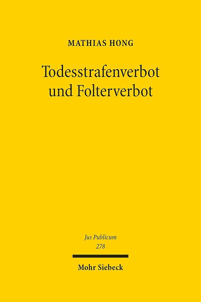 Todesstrafenverbot und Folterverbot main product photo